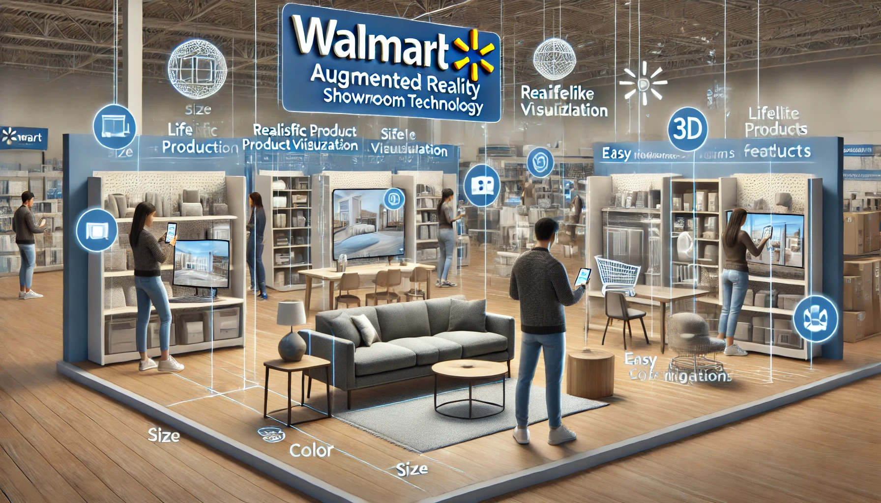 Walmart Showcases Advancements in Augmented Reality Showroom Technology